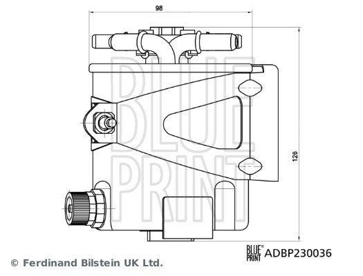 Bränslefilter Blue print ADBP230036 BLUE PRINT