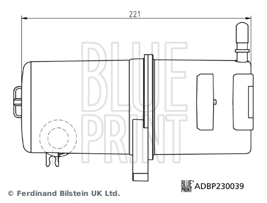 Bränslefilter Blue print ADBP230039 BLUE PRINT