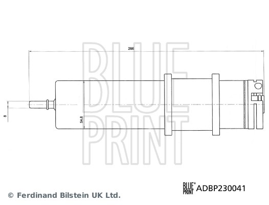 Bränslefilter Blue print ADBP230041 BLUE PRINT