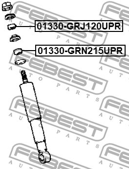 Stötdämparbussning Febest 01330-GRN215UPR FEBEST Stötdämparbussning Febest 01330-GRN215UPR FEBEST