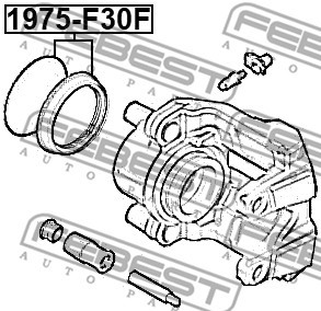 Reparationssats, bromsok, Framaxel Febest 1975-F30F FEBEST