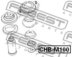 Fjäderbenslager, Framaxel Febest CHB-M100 FEBEST