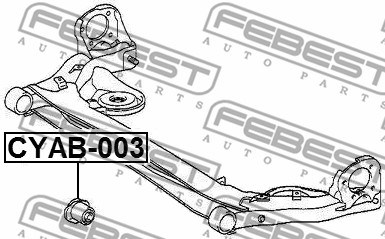 Axelupphängning, Bakaxel Febest CYAB-003 FEBEST