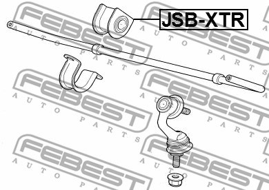 Bussning, stabilisatorstag, Bakaxel, båda sidor Febest JSB-XTR FEBEST