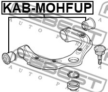 Bussning, länkarm, Fram, Bak, Inre Febest KAB-MOHFUP FEBEST Bussning, länkarm, Fram, Bak, Inre Febest KAB-MOHFUP FEBEST