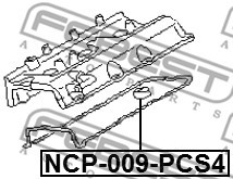 Packning, vippkåpa Febest NCP-009-PCS4 FEBEST