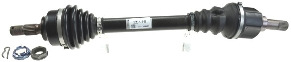 Drivaxel, Framaxel, framaxel vänster, Vänster Löbro 305339 LÖBRO