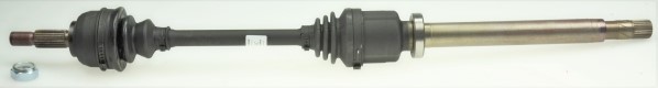 Drivaxel Renault Twingo II, framaxel höger Löbro 306400 LÖBRO