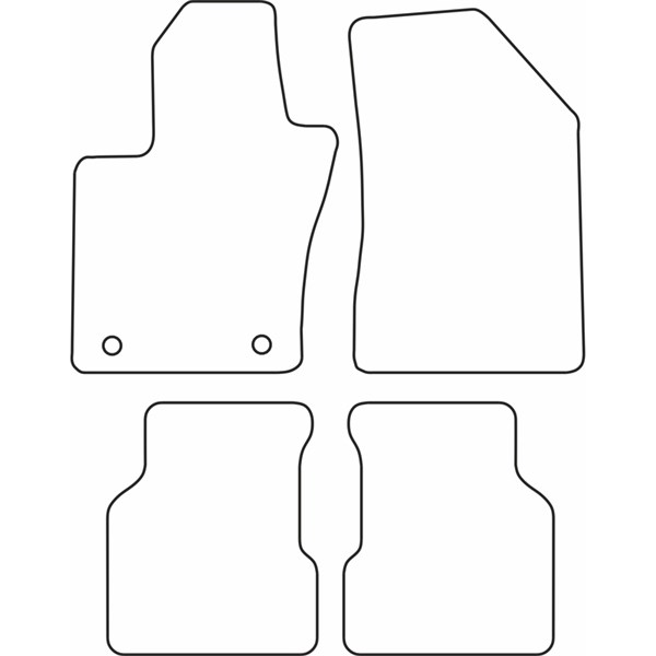 Textilmatta, kupé, Fram eller bak Autostyle TM AR524V AutoStyle Textilmatta, kupé, Fram eller bak Autostyle TM AR524V AutoStyle