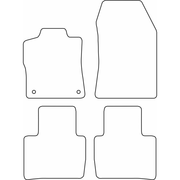 Textilmatta, kupé, Fram eller bak Autostyle TM CI562 AutoStyle