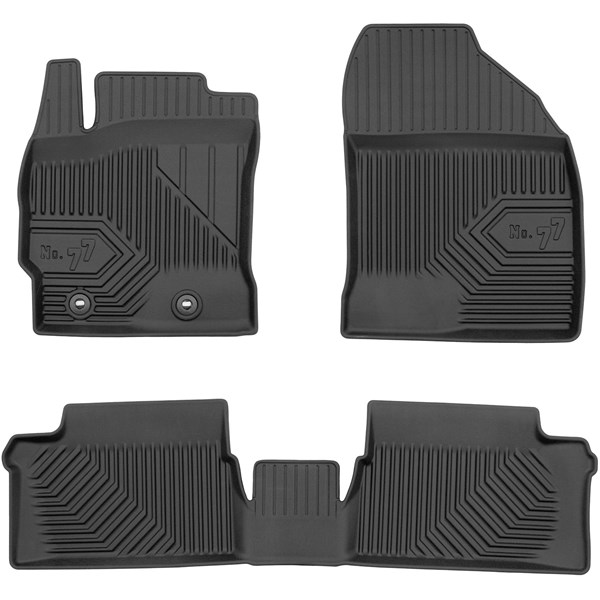 Golvmatta satt Toyota Auris II Fits any version 2012-2018 Frogum
