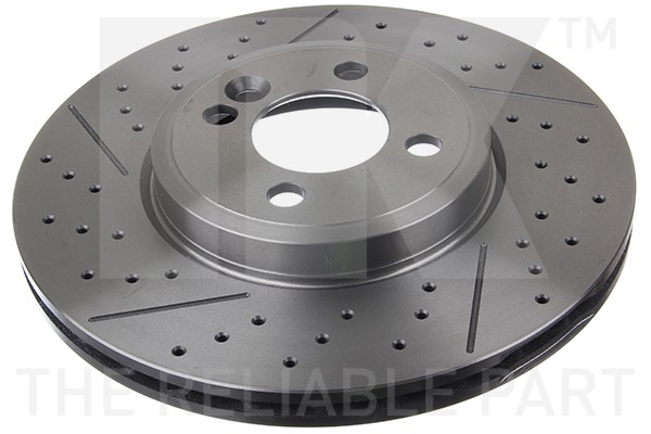 Bromsskiva Ventilerad, Framaxel Nk 204038 NK