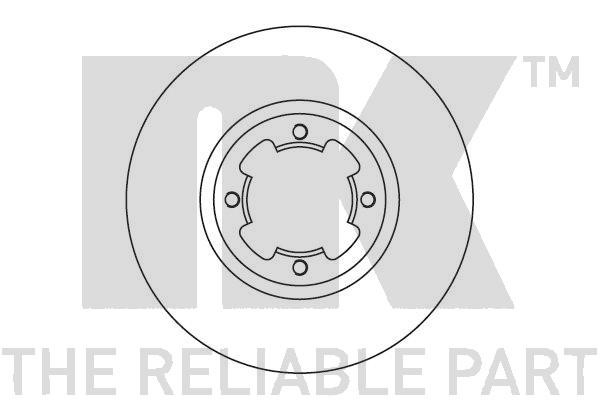 Bromsskiva Solid, Framaxel Nk 204401 NK Bromsskiva Solid, Framaxel Nk 204401 NK