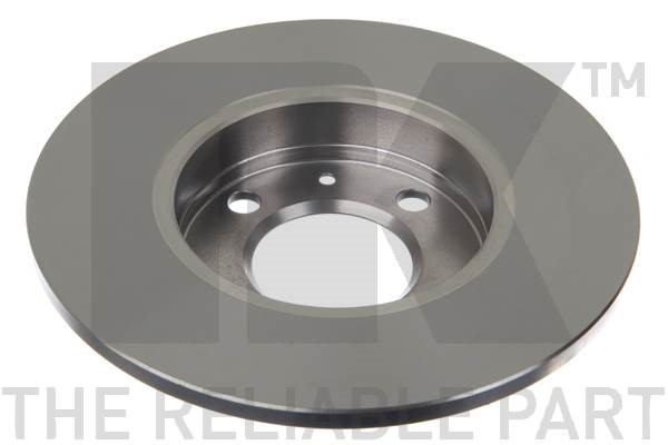 Bromsskiva Solid, Bakaxel, Framaxel Nk 204704 NK