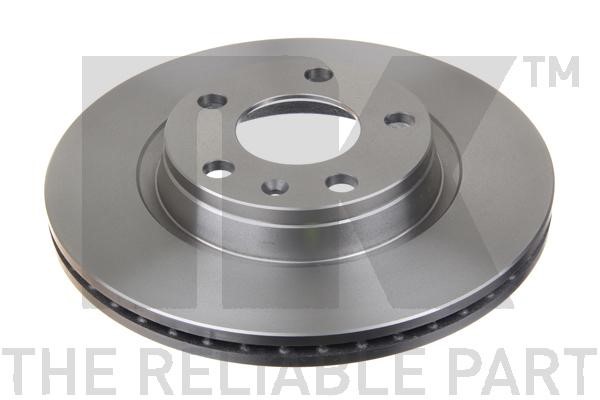 Bromsskiva Ventilerad, Framaxel, Bakaxel Nk 204762 NK