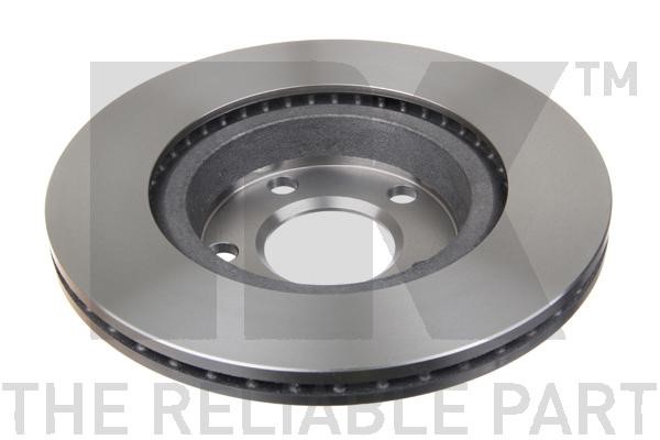 Bromsskiva Ventilerad, Framaxel, Bakaxel Nk 204762 NK