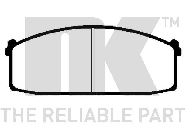 Bromsbeläggsats, Framaxel Nk 222211 NK