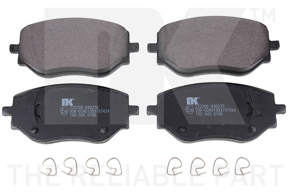 Bromsbeläggsats, Framaxel Nk 222299 NK