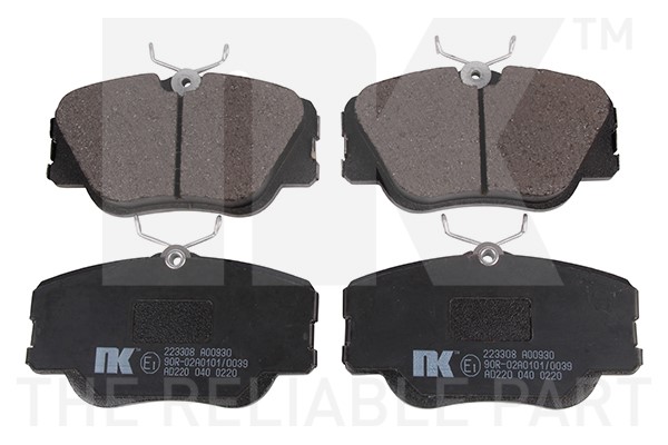 Bromsbeläggsats, Framaxel Nk 223308 NK
