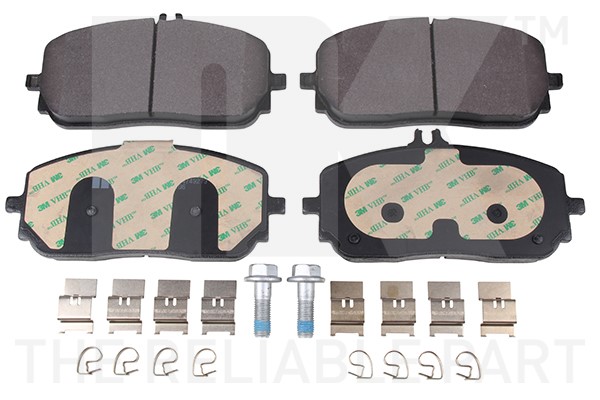 Bromsbeläggsats, Framaxel Nk 2233104 NK