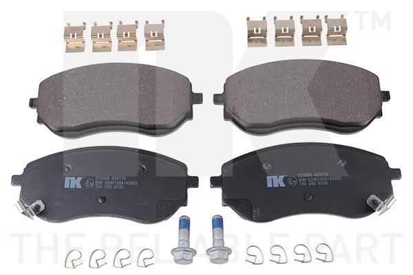 Bromsbeläggsats, Framaxel Nk 223399 NK