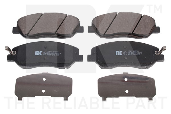 Bromsbeläggsats, Framaxel Nk 223427 NK