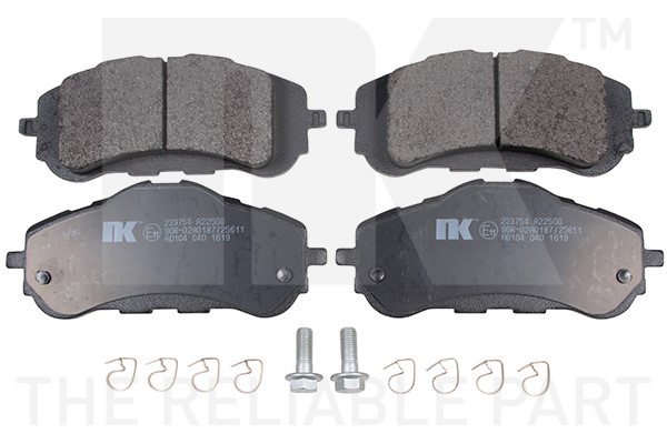 Bromsbeläggsats, Framaxel Nk 223754 NK