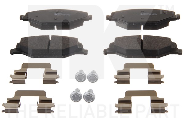 Bromsbeläggsats, Framaxel Nk 224304 NK