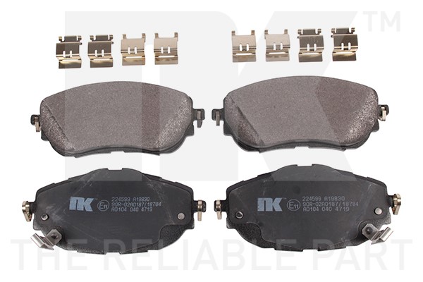 Bromsbeläggsats, Framaxel Nk 224599 NK