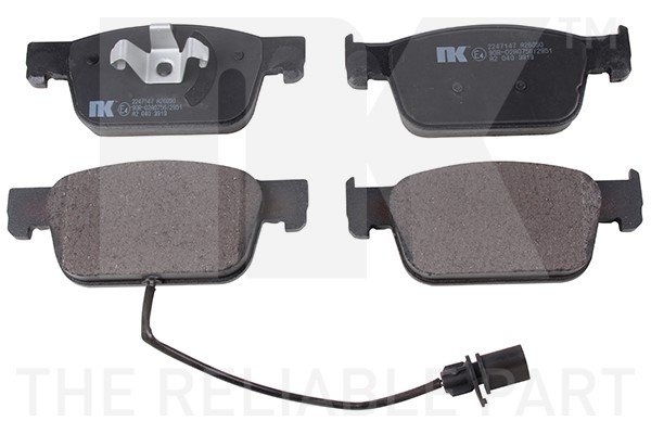 Bromsbeläggsats, Framaxel Nk 2247147 NK