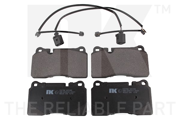 Bromsbeläggsats, Framaxel Nk 224788 NK