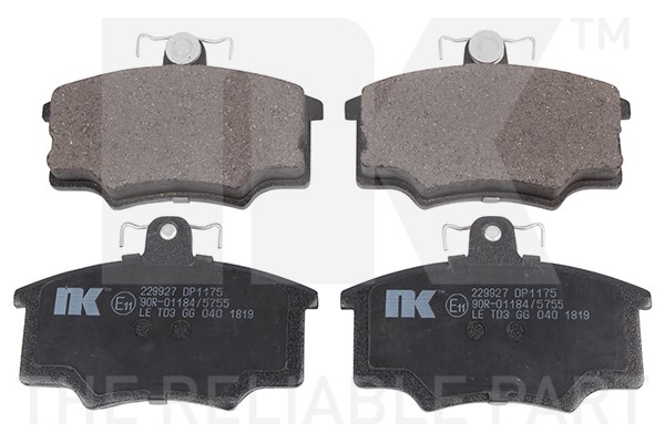 Bromsbeläggsats, Framaxel Nk 229927 NK