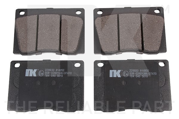 Bromsbeläggsats, Framaxel Nk 229933 NK