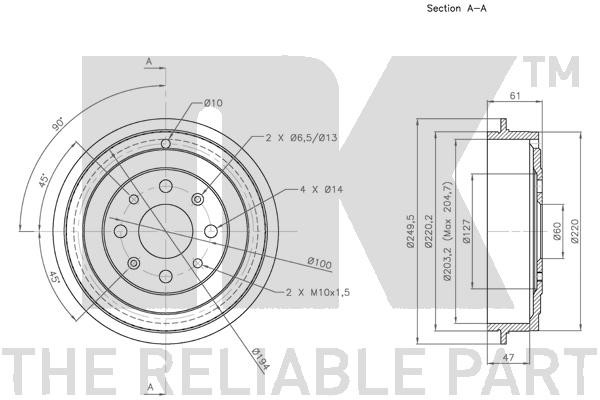 Bromstrumma, Bakaxel Nk 251914 NK