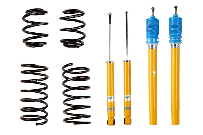 Upphängningssats, fjädrar, stötdämpare, Framaxel, Bakaxel Bilstei Bilstein