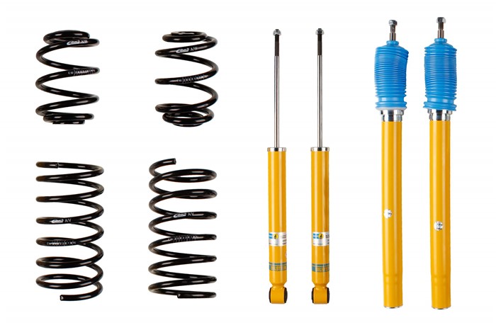 Upphängningssats, fjädrar, stötdämpare, Framaxel, Bakaxel Bilstei Bilstein