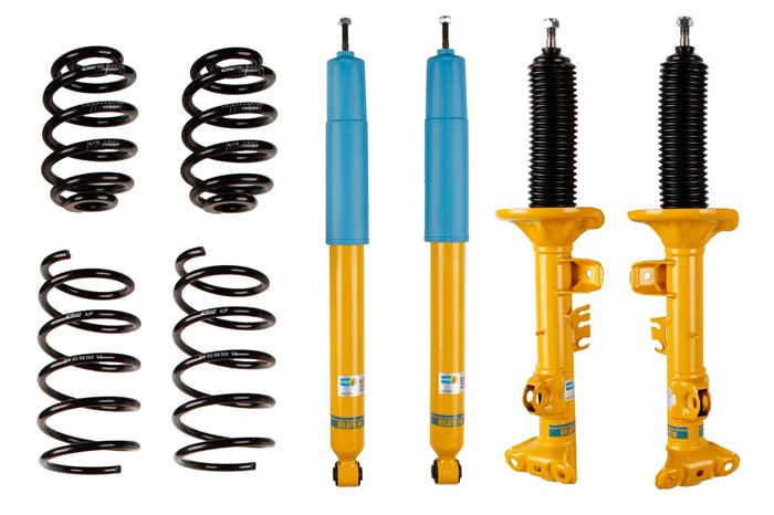 Upphängningssats, fjädrar, stötdämpare, Bakaxel, Framaxel Bilstei Bilstein
