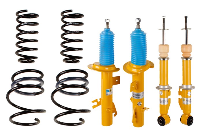 Upphängningssats, fjädrar, stötdämpare, Framaxel, Bakaxel Bilstei Bilstein