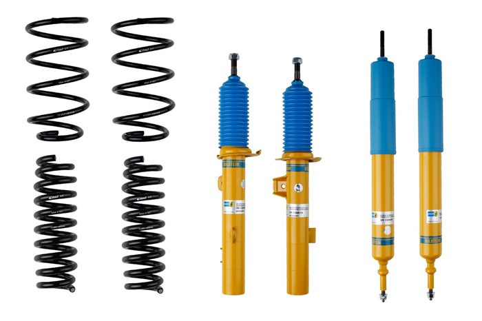 Upphängningssats, fjädrar, stötdämpare, Bakaxel, Framaxel Bilstei Bilstein