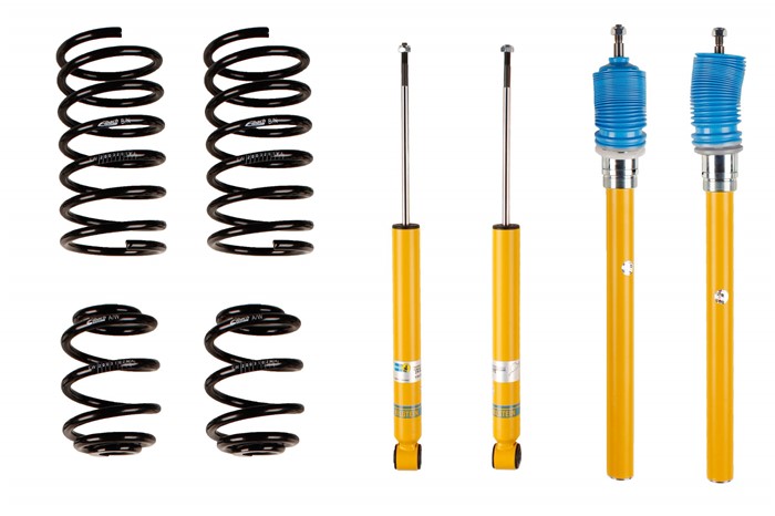 Upphängningssats, fjädrar, stötdämpare, Framaxel, Bakaxel Bilstei Bilstein