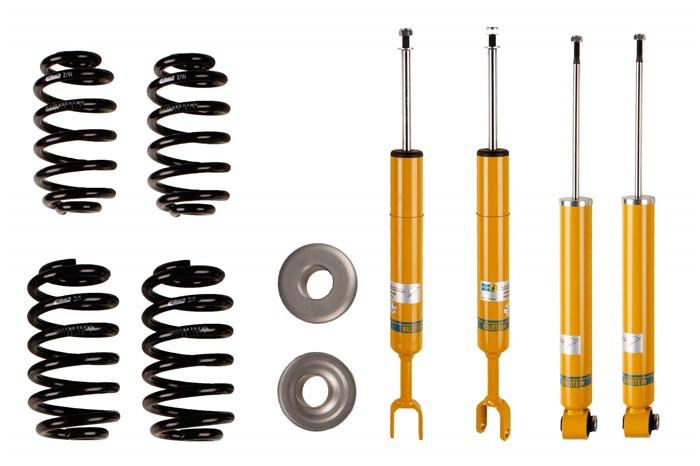 Upphängningssats, fjädrar, stötdämpare, Framaxel, Bakaxel Bilstei Bilstein