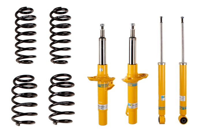 Upphängningssats, fjädrar, stötdämpare, Framaxel, Bakaxel Bilstei Bilstein