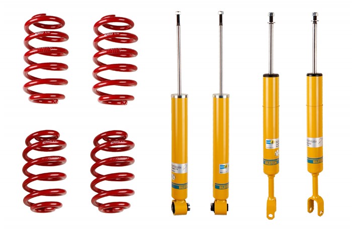 Upphängningssats, fjädrar, stötdämpare, Framaxel, Bakaxel Bilstei Bilstein