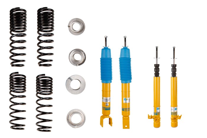 Upphängningssats, fjädrar, stötdämpare, Framaxel, Bakaxel Bilstei Bilstein