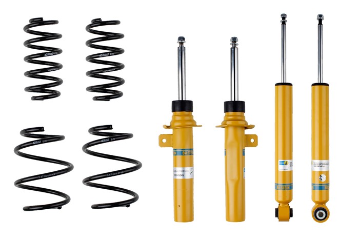 Upphängningssats, fjädrar, stötdämpare, Bakaxel, Framaxel Bilstei Bilstein