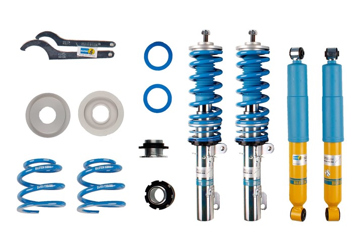 Upphängningssats, fjädrar, stötdämpare, Framaxel, Bakaxel Bilstei Bilstein