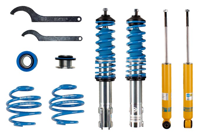 Upphängningssats, fjädrar, stötdämpare, Framaxel, Bakaxel Bilstei Bilstein