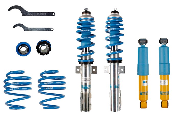 Upphängningssats, fjädrar, stötdämpare, Framaxel, Bakaxel Bilstei Bilstein