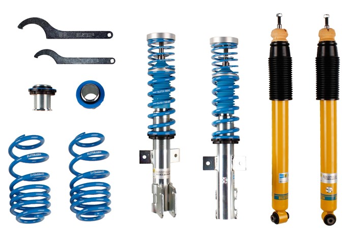 Upphängningssats, fjädrar, stötdämpare, Framaxel, Bakaxel Bilstei Bilstein