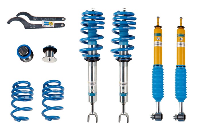 Upphängningssats, fjädrar, stötdämpare, Framaxel, Bakaxel Bilstei Bilstein
